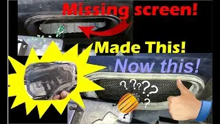 Made a cabin screen air intake for my Mini Cooper
