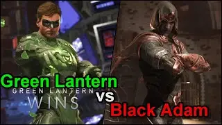 Green Lantern vs Black Adam | Injustice 2