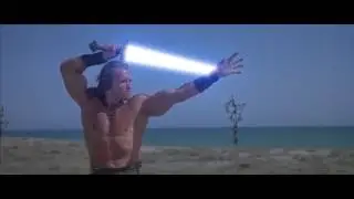 Conan prueba espada laser