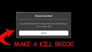 How to make a KICK BRICK! (Roblox Studio)