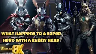 Superheroes but Rabbit all characters💥Superhero cartoon characters