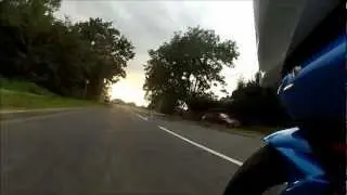 2012 Suzuki GSXR 1000 L2 GoPro Hero 2 HD 1080p Fast Road Run
