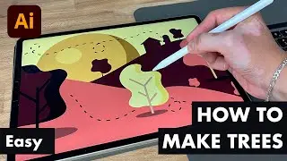 Adobe Illustrator Tutorial: Create simple trees