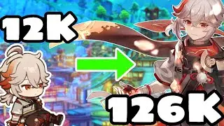C0 KAZUHA TO 126K NUKE BUILD TUTORIAL (NO C6 Faruzan) [GENSHIN IMPACT]