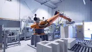 U-shells production line / Herstellung von U-Schalen / Производство перемычек