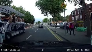 Stag Party on Pedal-Power Vehicle. Dublin.