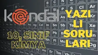 10 sınıf kimya yazılı soruları