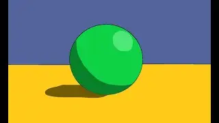 Shading a Sphere with Paint 3D