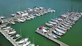 San Francisco (Treasure Island), CA drone footage