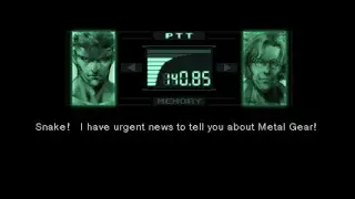 Otacon Calls Snake To Warn Him About An MMO