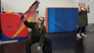 Silk Fans - A Circus Performance by