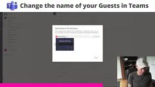 How to change the display name of a Guest in Microsoft Teams