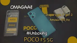 POCO F5 UNBOXING BLUE