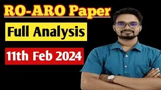 RO-ARO Paper 2024 Full Analysis || RO Paper-1 Full Explanation Analysis || RO-ARO 2024 Exam Paper