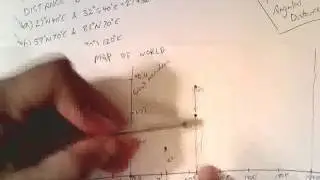 Finding the angular difference between cities