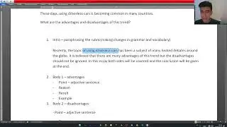 How to write Advantage & disadvantage essay