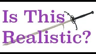 HEMA of Dark Souls: Is the Zweihänder/Flamberge Realistic?