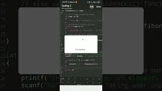 C PROGRAMMING/PRINT FIBONACCI SERIES USING RECURSION / #programming #shorts #youtubeshorts