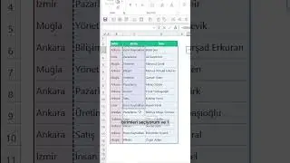 Exce'de SIRALAÖLÇÜT Formülü ile Tabloyu Hiyerarşik olarak Sıralama | EXCEL 751   #excel751 #excel