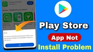 you cannot install this app because another user has already installed an incompatible version oppo