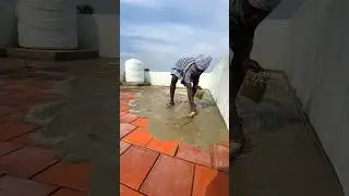 Cool Roof Tile Cement Joint Filling Perfectly