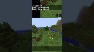 Чат с Null THE BROKEN SCRIPT | Minecraft THE BROKEN SCRIPT  