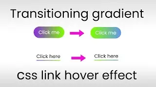 CSS Transitions: Gradient Button Hover Effects