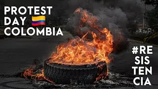 ¿Cómo es un día de protesta en Colombia?