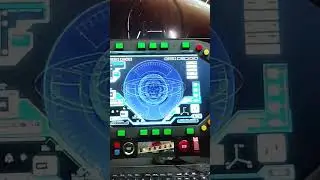 Testing the VF-1 (Macross inspired) SimPit with a BSG Dradis animation #battlestargalactica