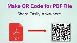 how to make qr code for pdf file
