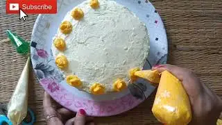#Homemade cake decoration idea🎂🎂🎉