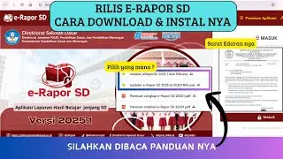 FINALLY | RELEASE OF ERAPOR SD VERSION 2025.1 | HOW TO DOWNLOAD AND INSTALL IT