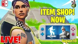 Fortnite Switch Player! // ITEM SHOP August 19, 2019 // (Fortnite Battle Royale LIVE)