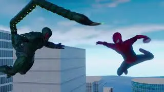 Spider Man vs Sinister Six made in Blender
