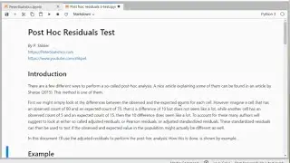 Python - Chi-Square test Post-Hoc Adjusted Residuals