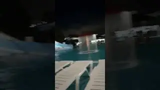 Аквапарк Анапа вечером