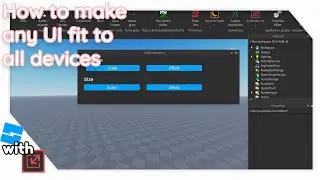 How to make any UI fit to all devices (Updated) | Roblox Studio