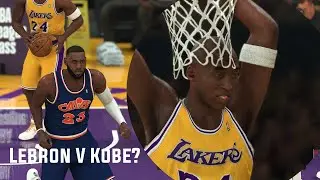 KOBE BRYANT Vs LEBRON JAMES (NBA 2K21) (RIP KOBE)