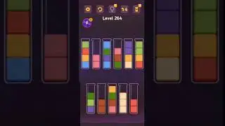 Block King Sort Puzzle Level 261 to Level 270