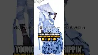 Young Thug denies wearing a dress on album cover 😲🤷🏽‍♂️💯 Thoughts? 