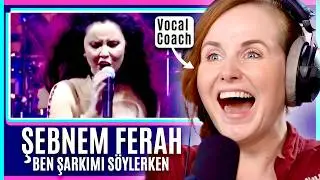 Queen of Turkish Rock! | Vocal Coach Analysis | Şebnem Ferah - Ben Şarkımı Söylerken Reaction