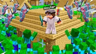 Minecraft, Maar Elke Minuut Verdubbelen De Monsters!😱