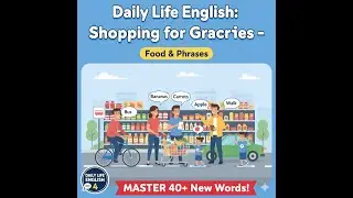 Grocery Shopping in English – 10+ Useful Phrasal Verbs for Beginners