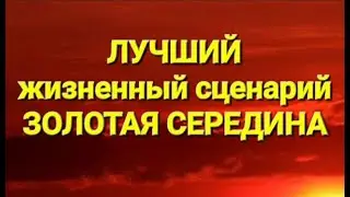№321 Лучший жизненный сценарий - ЗОЛОТАЯ СЕРЕДИНА.
