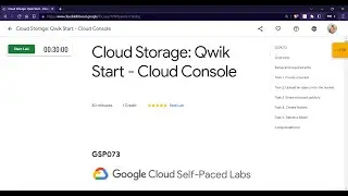 Cloud Storage: Qwik Start - Cloud Console  | GCCP | 