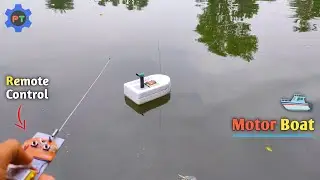 Remote Control Motor Boat 🛥️ | How To Make Remote Control Boat At Home | DIY RC Boat