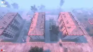 Drone roaming around dead city footage (Garry's mod)