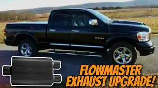 Flowmaster 40 Series Exhaust Installation   Dodge Ram 1500 Exhaust Upgrade