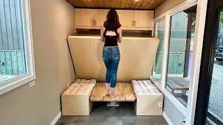 We Built The ULTIMATE Murphy Bed (Timelapse: start to finish)