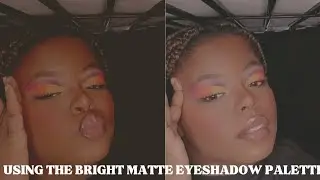 USING THE BRIGHT MATTE EYESHADOW PALETTE |BEAUTYBAY
